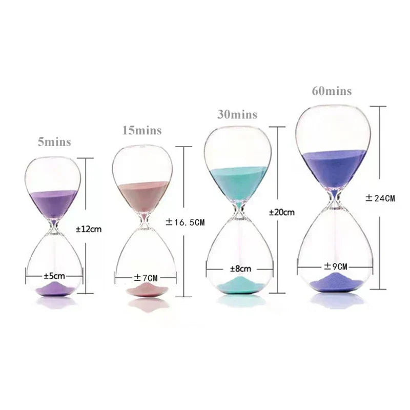 Stornfield | Creative transparent hourglass made of glass