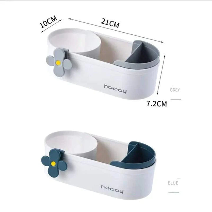 Wall Mounted Cute Hair Dryer Blower Organizer Rack Stornfield
