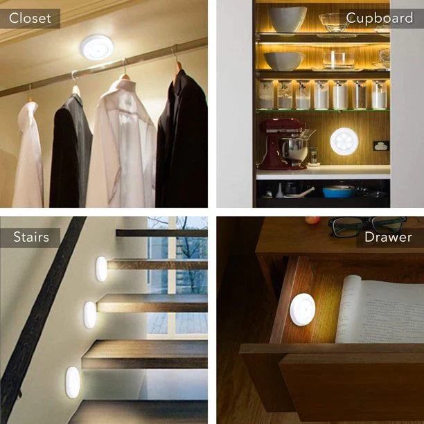 3 Pcs Wireless LED Lights Closet Lights with Remote Control Stornfield