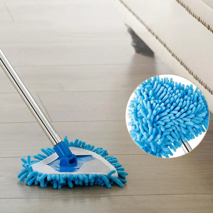 180-Degree Rotatable Adjustable Microfiber Telescopic Triangle Mop, Stornfield