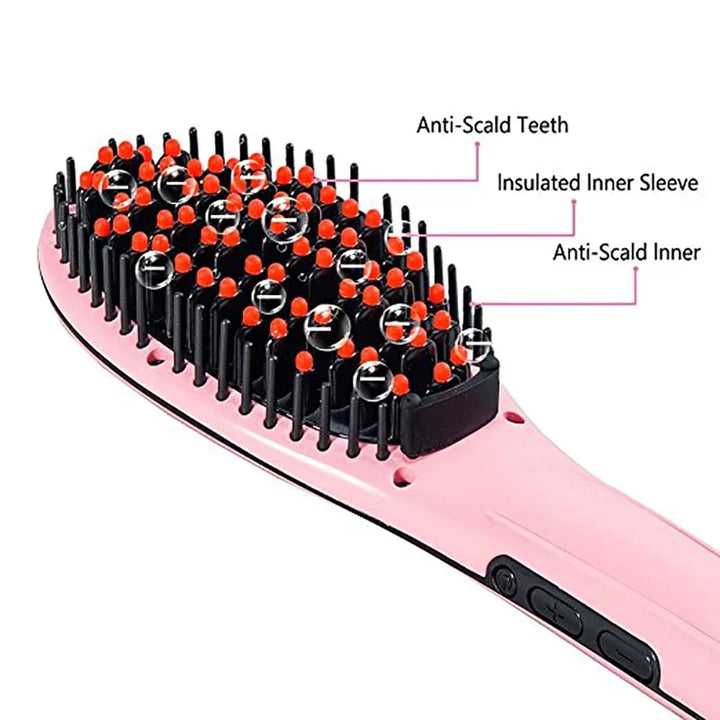 Brosse lissante chauffante avec affichage de la température Stornfield