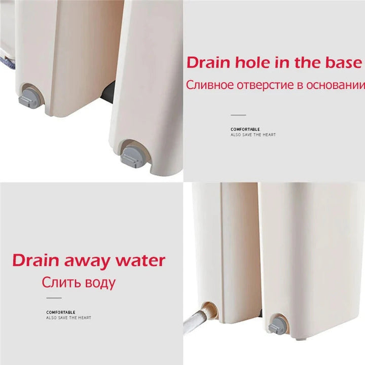 Spin Mop Bucket With Reusable Mop Pads Stornfield