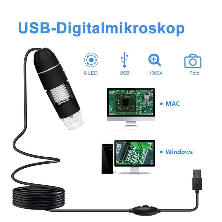Wearable 1000X Zoom 1080p Microscope Camera | Stornfield