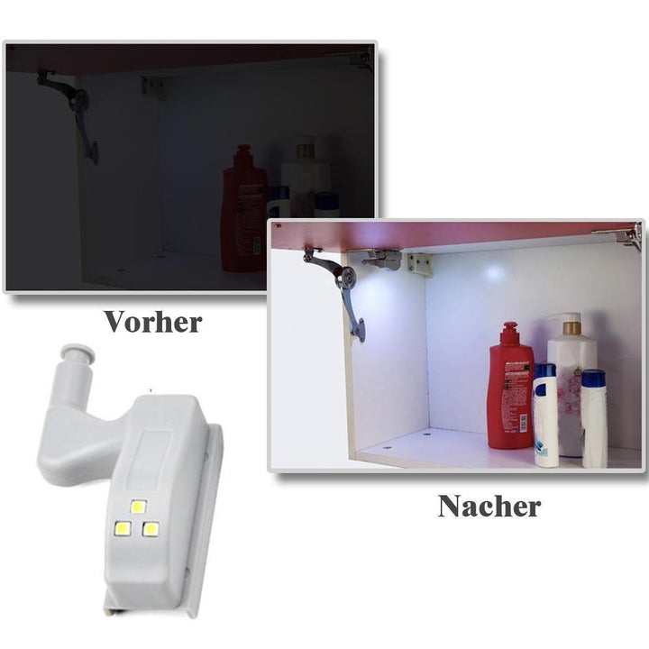 Bequee Super Bright LED Hinge Light (10 Pieces) | Stornfield
