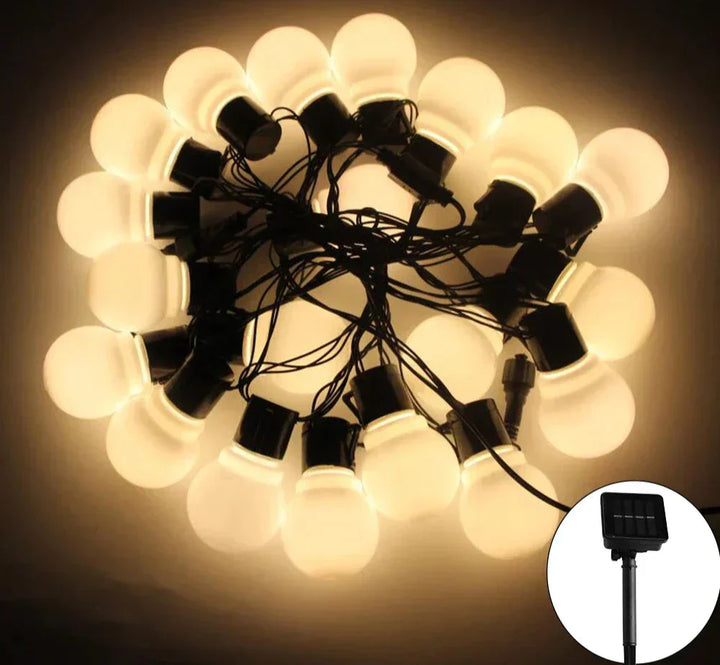 Stornfield | Solar LED String Lights for Outdoor Use – Eco-friendly Garden and Patio Lighting