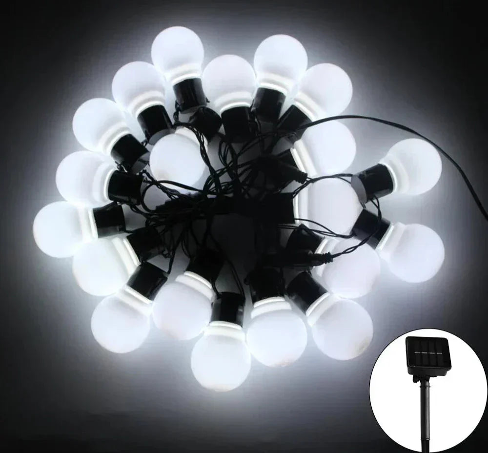 Stornfield | Solar LED String Lights for Outdoor Use – Eco-friendly Garden and Patio Lighting