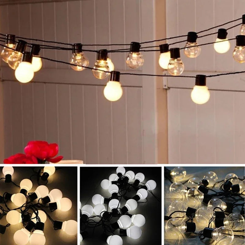 Stornfield | Solar LED String Lights for Outdoor Use – Eco-friendly Garden and Patio Lighting
