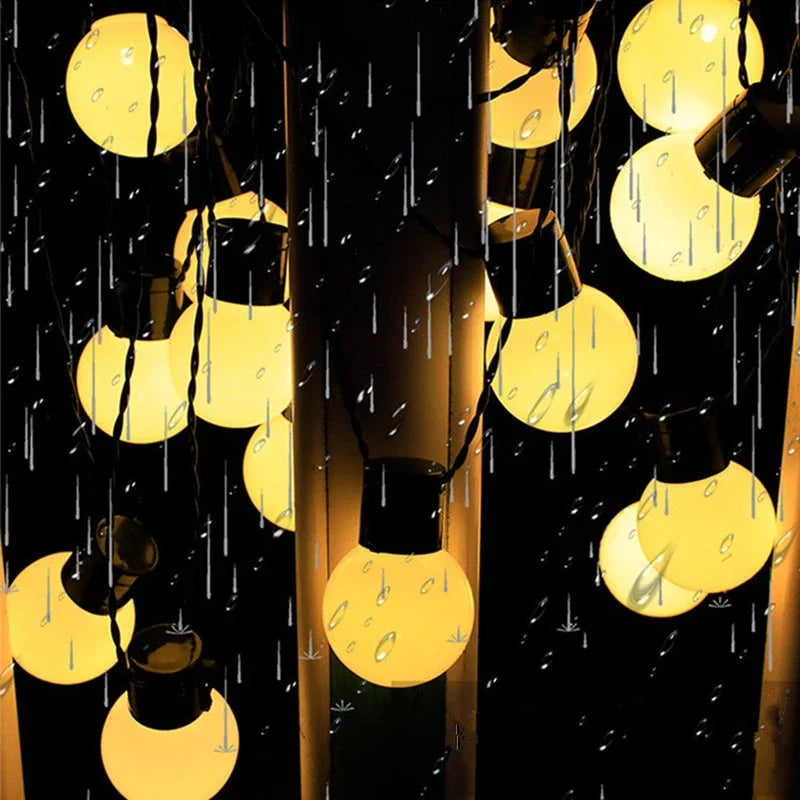 Stornfield | Solar LED String Lights for Outdoor Use – Eco-friendly Garden and Patio Lighting