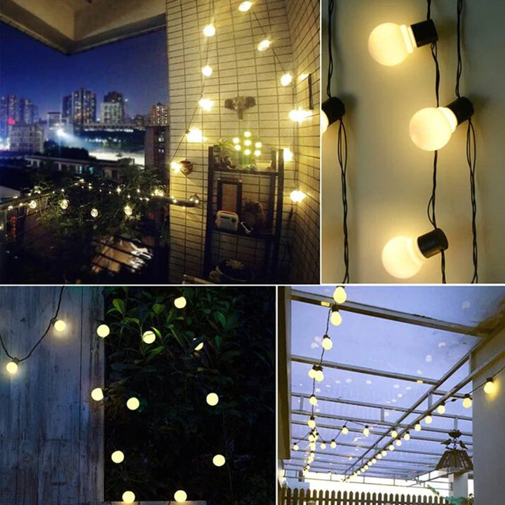 Stornfield | Solar LED String Lights for Outdoor Use – Eco-friendly Garden and Patio Lighting