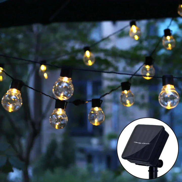 Stornfield | Solar LED String Lights for Outdoor Use – Eco-friendly Garden and Patio Lighting