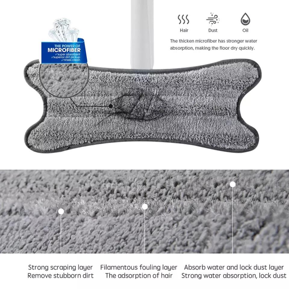 360 Degree X-Type Self-Wringing Flat Floor Mop Stornfield