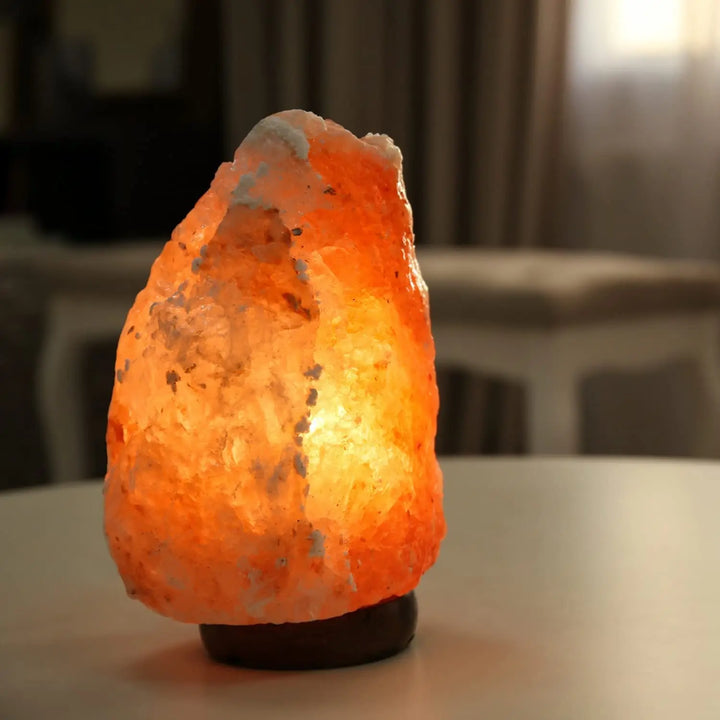 Himalayan salt lamp made of natural salt – Calming light for well-being and relaxation | Stornfield