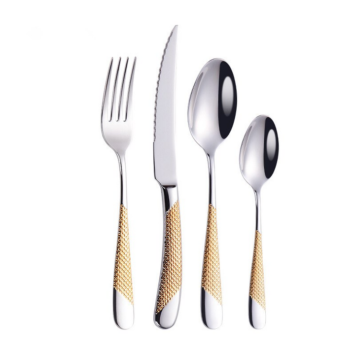 Ferran Textured Stainless Steel Cutlery Set | Stornfield