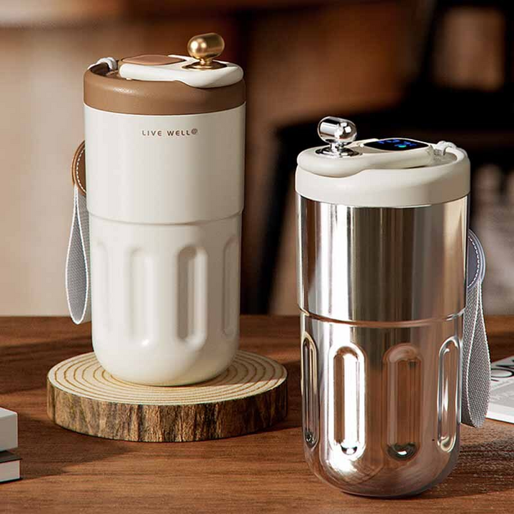 Portable Smart Stainless Steel Coffee Cup | Stornfield