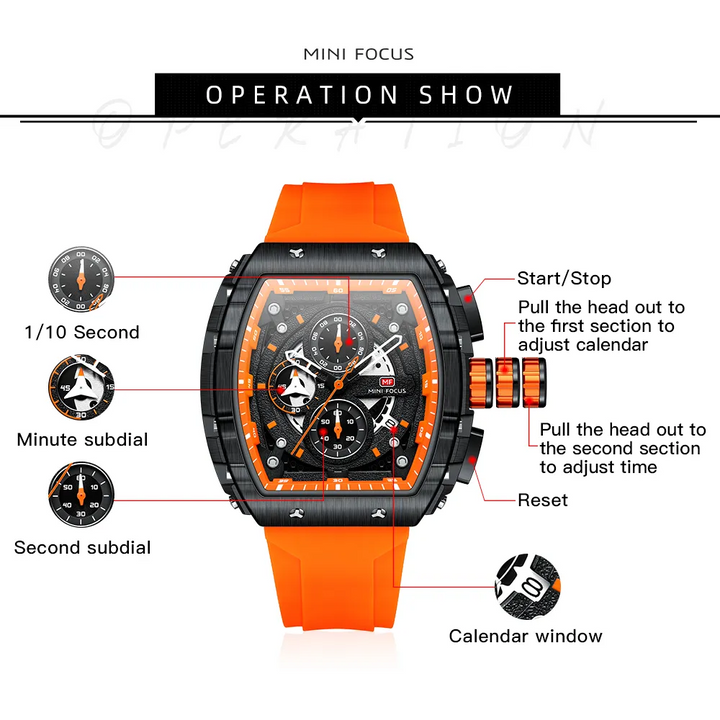 Luxury chronograph watch Stornfield