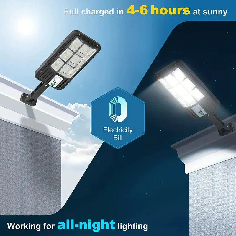 Stornfield | 5000LM Projecteur Solaire Inondation Crépuscule à Aube, Éclairages Extérieurs Solaires avec Capteur de Mouvement de Sécurité