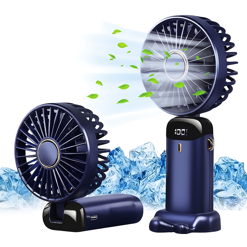 5000mAh Portable Rechargeable Fan | Stornfield