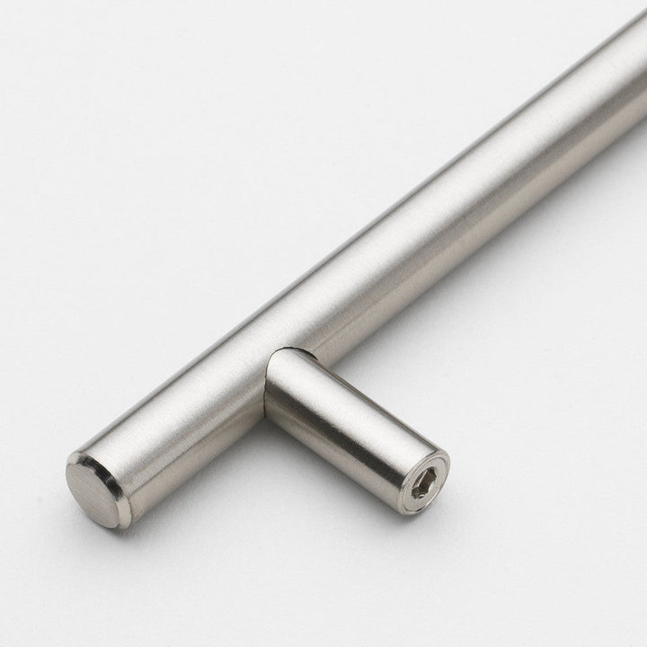 Stornfield | Brushed Nickel Stainless Steel Modern T-Bar Drawer Pulls