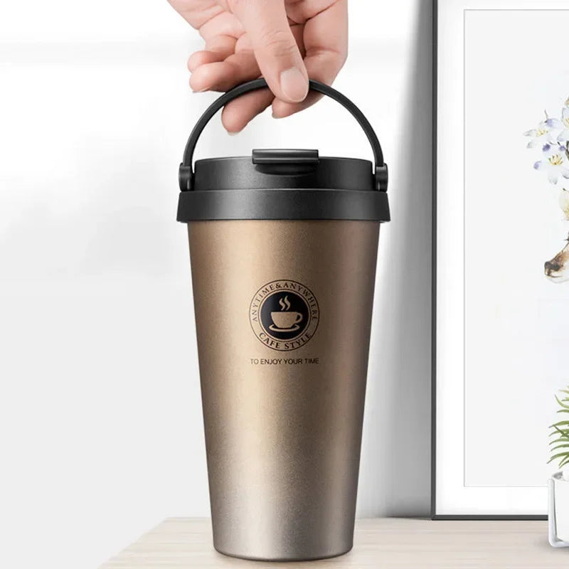 WarmCold Insulation Mug – Stainless Steel Travel Mug 500 ml with Sliding Lid | Stornfield