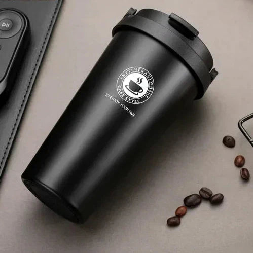 WarmCold Insulation Mug – Stainless Steel Travel Mug 500 ml with Sliding Lid | Stornfield