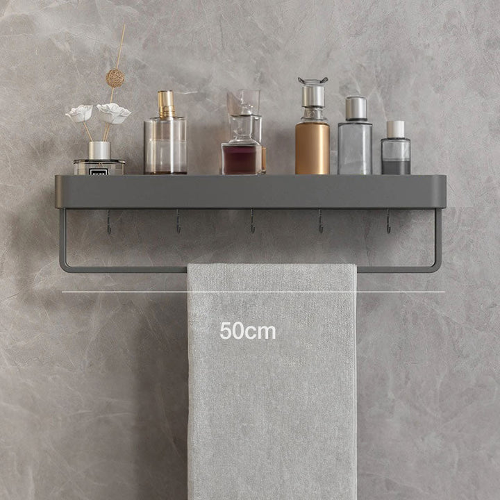 Stornfield | Contemporary and stylish grey bathroom shelving