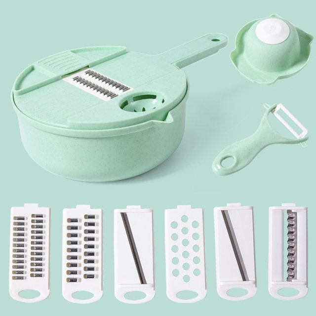 SliceMaster 12-in-1 Vegetable Slicer — Transforms your kitchen into a sparkling clean cooking paradise full of moments of enjoyment | Stornfield