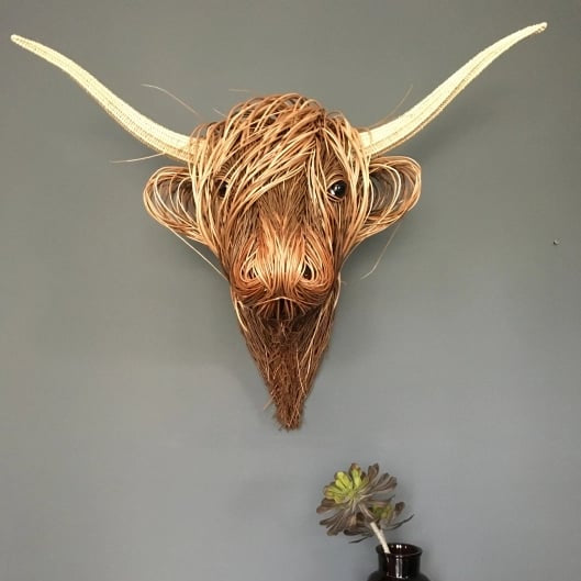 Stornfield | Cow Wall Sculpture – Bowie