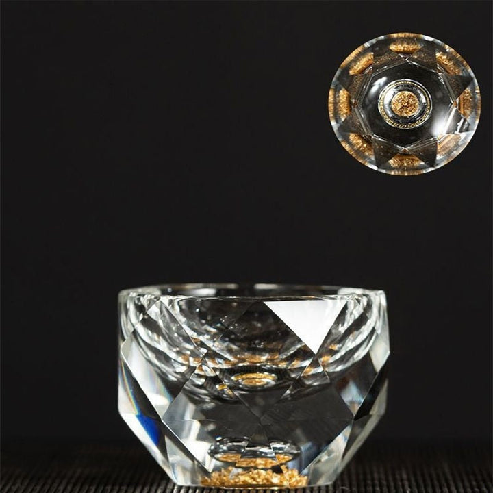 Stornfield | 50ml Diamond Cut Crystal Drinking Glasses Vodka Shot Glasses Wine Glasses Whiskey Glasses Spirit Glasses Sake Soju Brandy Tea Cup
