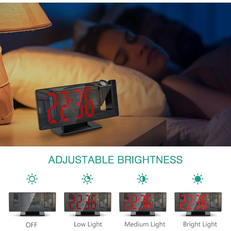 Rotating Ceiling Projection Clock Stornfield
