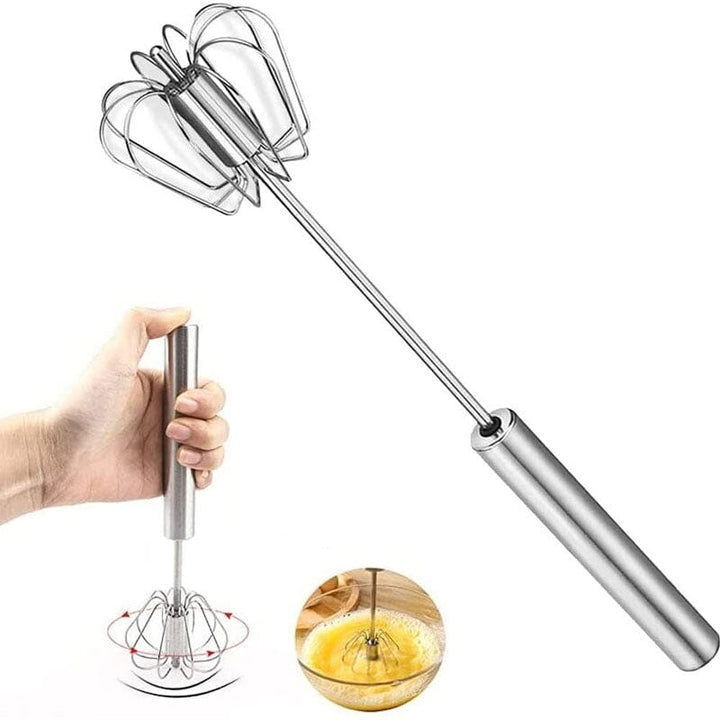 Stainless Steel Semi-Automatic Whisk | Stornfield