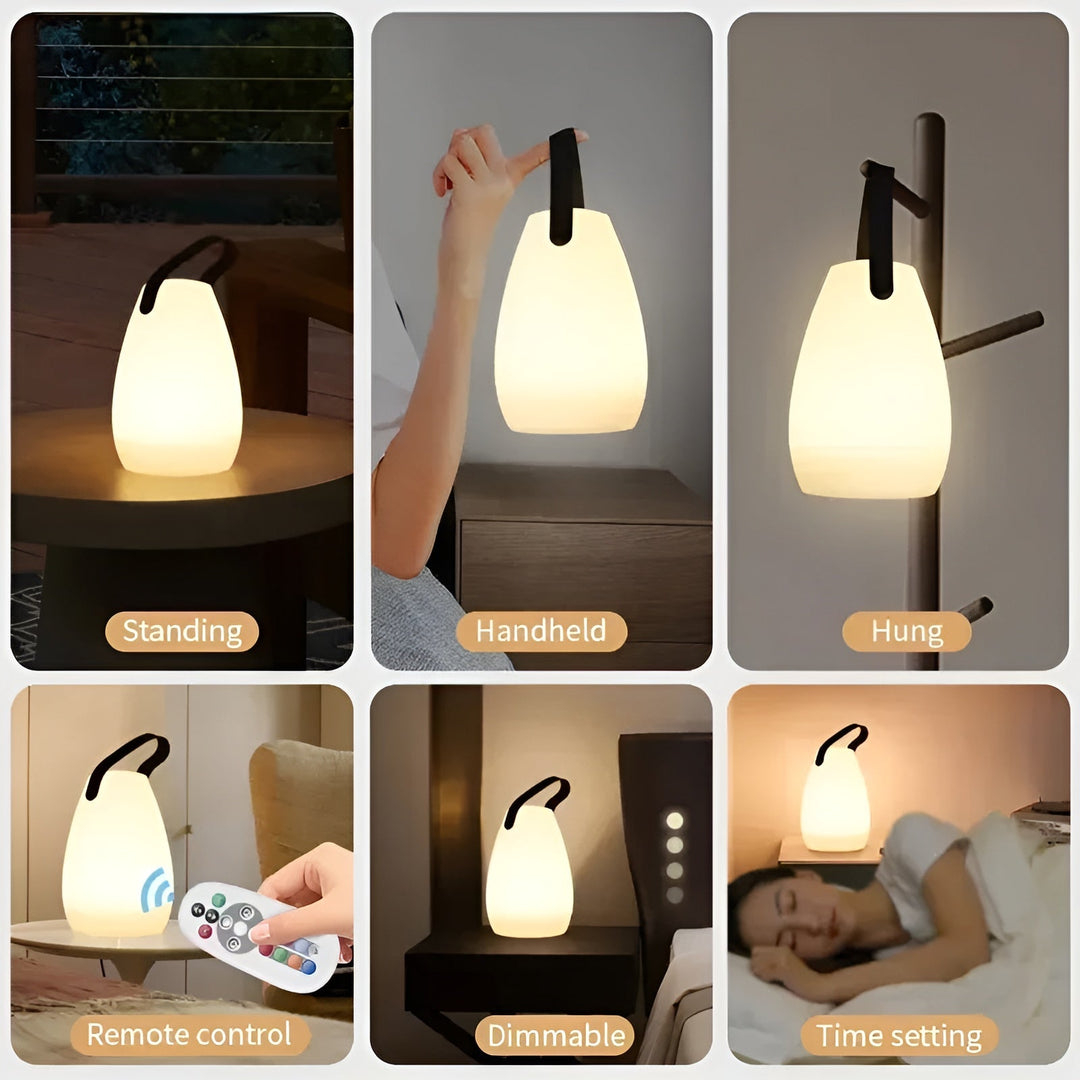 Wireless LED Table Lamp – Waterproof, Rechargeable and 16 Colors | Stornfield