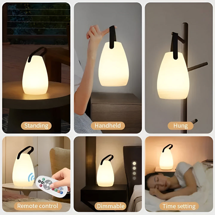 Wireless LED Table Lamp – Waterproof, Rechargeable and 16 Colors | Stornfield