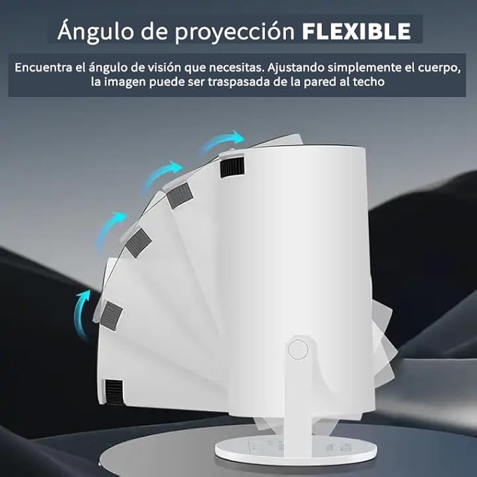 VisionCast 130X – Portable Mini Projector with Android 12 and 130 Inch Projection | Stornfield