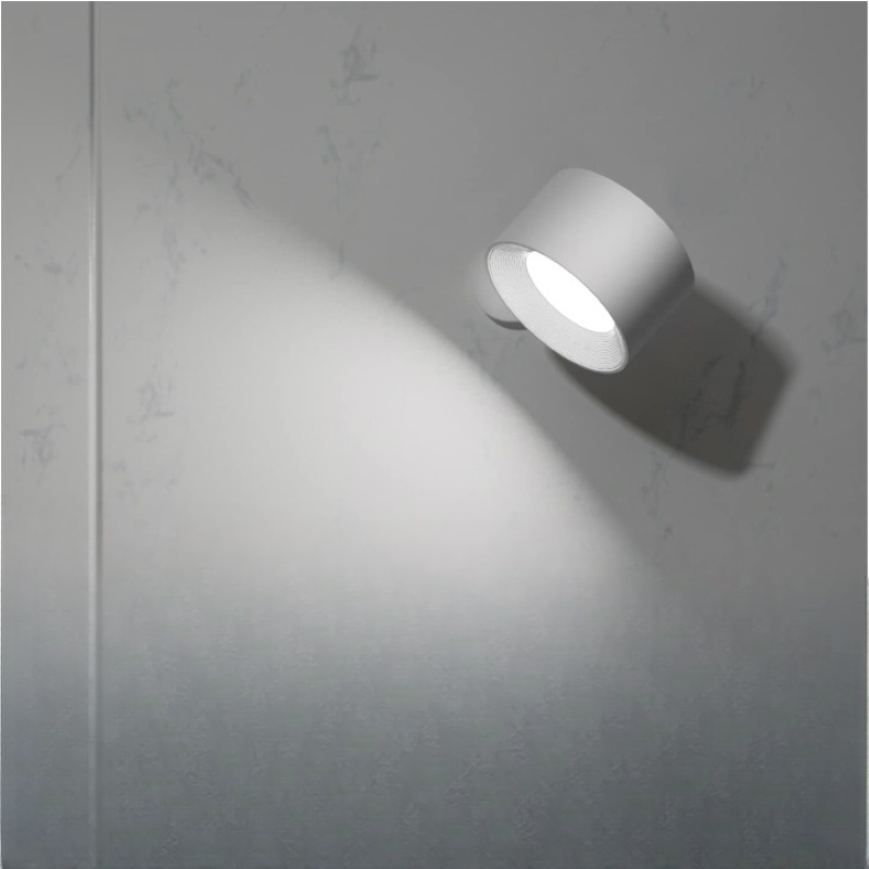 Stornfield | LED Wall Sconces, Wall Lamps with Rechargeable Battery, 3 Color Temperatures and 3 Brightness Levels, 360° Rotatable Magnetic Ball, Cordless Wall Lights for Study, Reading, Bedside