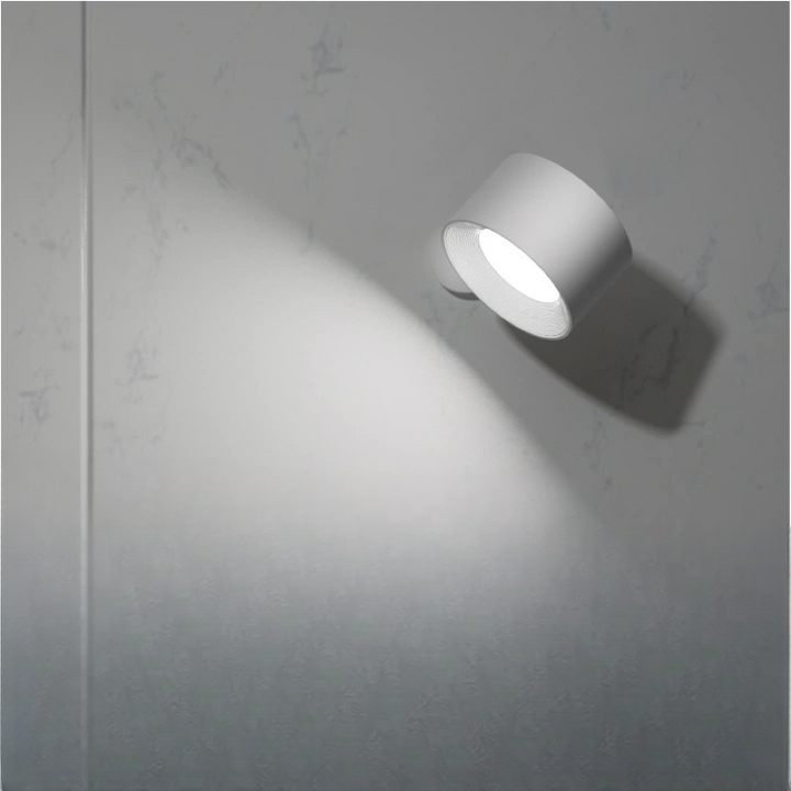 Stornfield | LED Wall Sconces, Wall Lamps with Rechargeable Battery, 3 Color Temperatures and 3 Brightness Levels, 360° Rotatable Magnetic Ball, Cordless Wall Lights for Study, Reading, Bedside