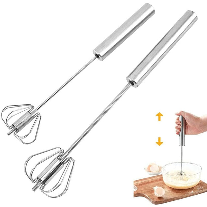 Stainless Steel Semi-Automatic Whisk | Stornfield