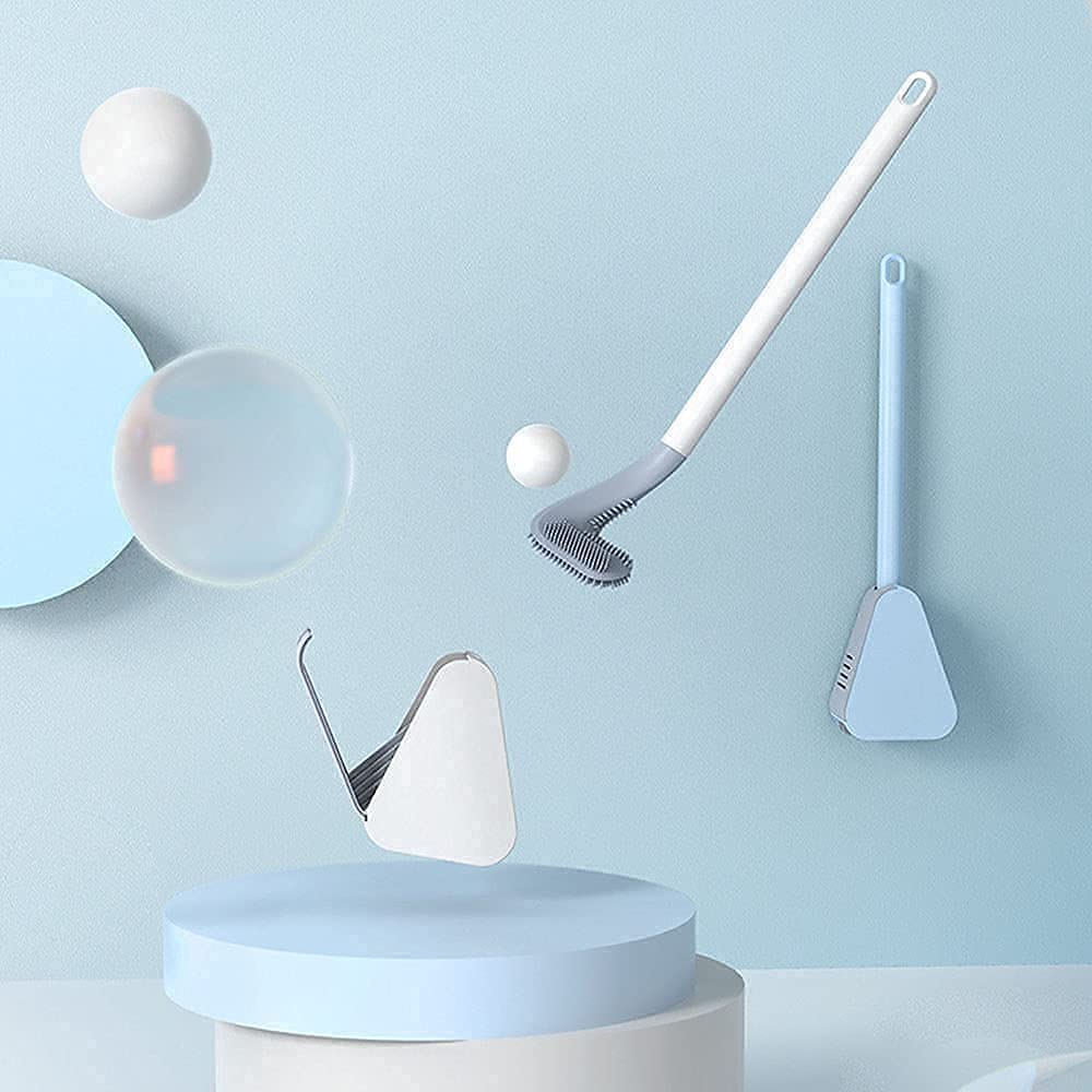 Stornfield | Flexible Silicone Toilet Brush with Long Handle