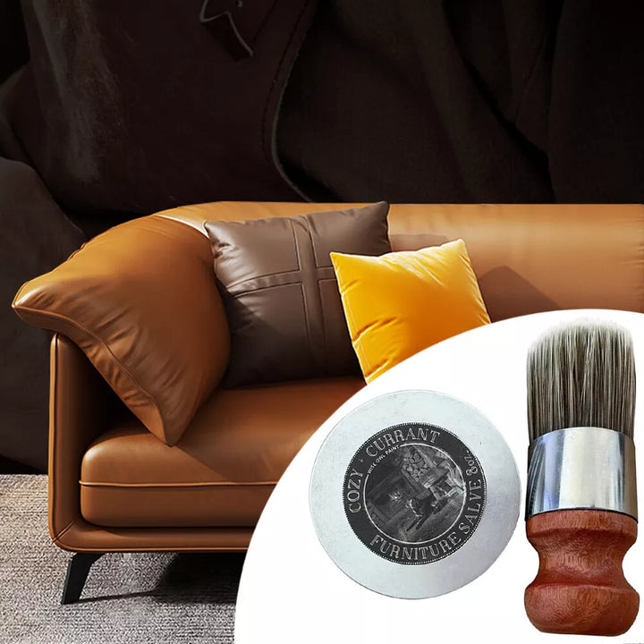 LeatherRevive | Leather furniture cream with brush wood | Stornfield