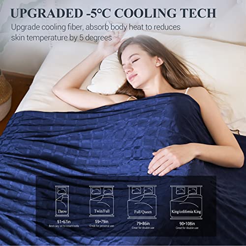 Q-Max > 0.5 Cooling Blanket – Double-Sided  Fabric for All-Season Comfort | Stornfield