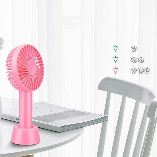 Mini Rechargeable Fan With a Stand | Stornfield