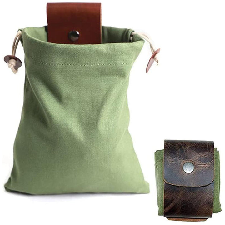 Dimoohome™ Leather and canvas bushcraft bag | Stornfield