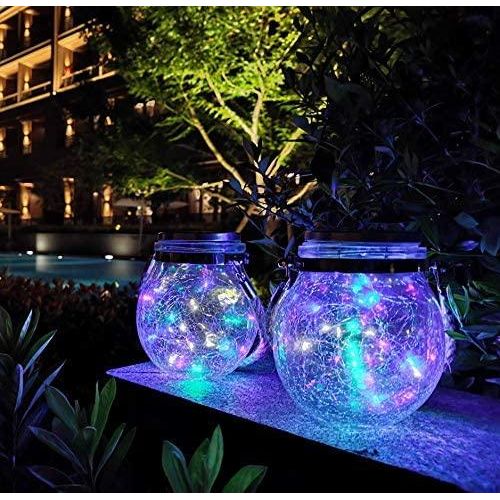 Solar Mason Jar Lamp - Lunara | Stornfield