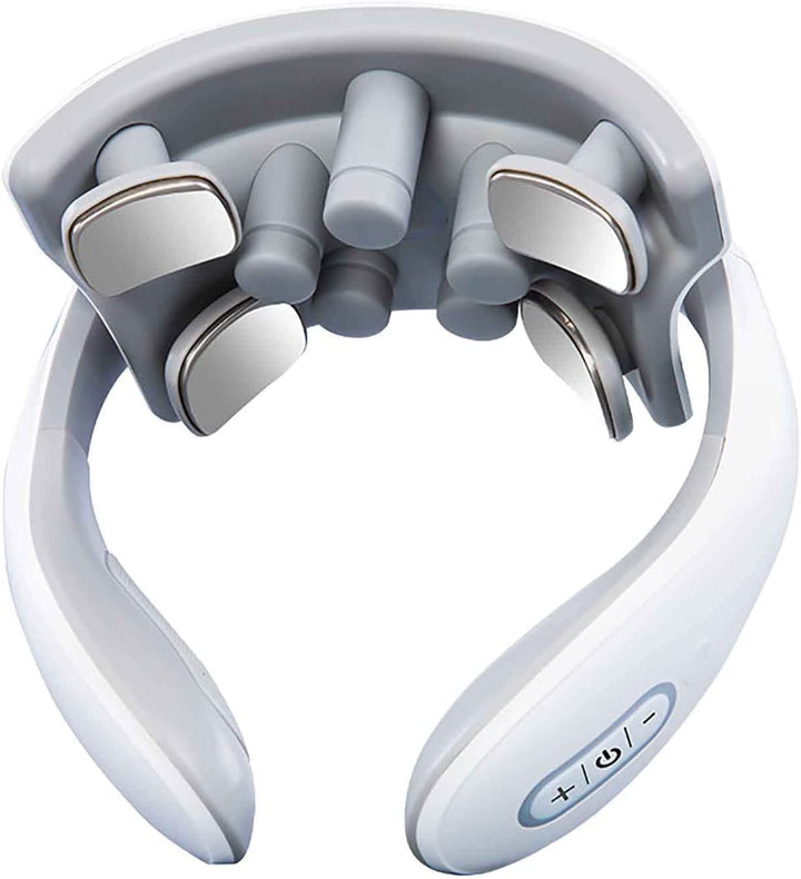 Stornfield | Appareil de massage pour le cou avec chaleur, thérapie de la douleur, appareil de massage intelligent pour le cou, masseur à points de déclenchement portable à 4 têtes de massage en profondeur