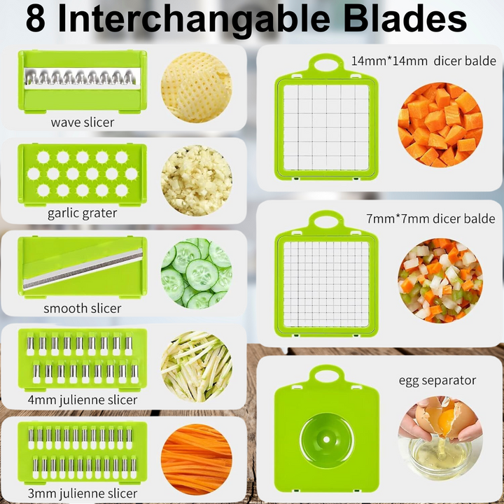 13-in-1 Vegetable Cutter | Faster when Cooking | Stornfield