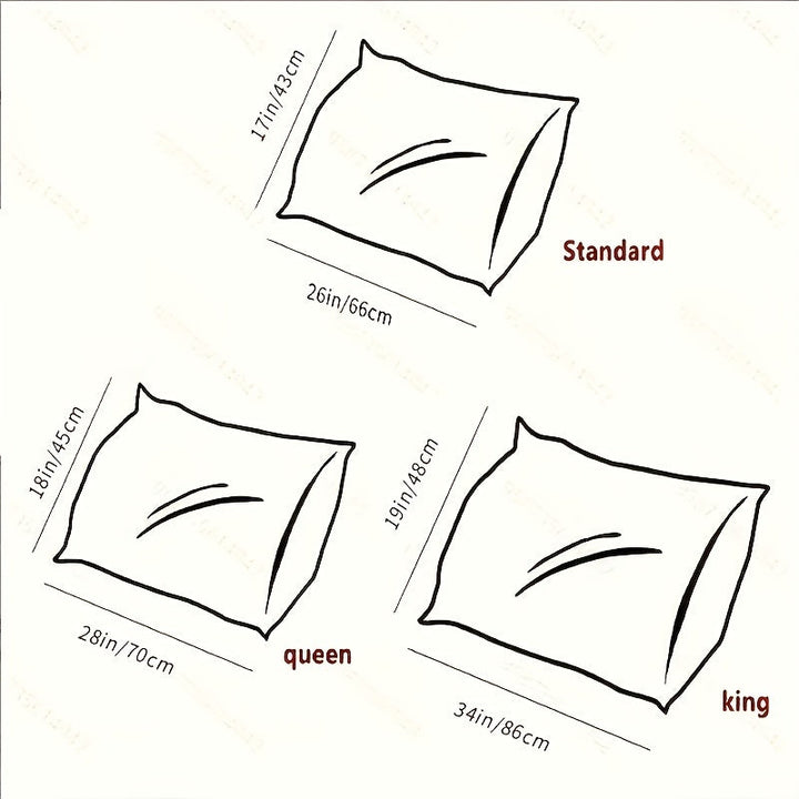 2pcs Bed Pillows For Sleeping, Cooling Pillows, Top-end Microfiber Cover For Side Stomach Back Sleepers | Stornfield