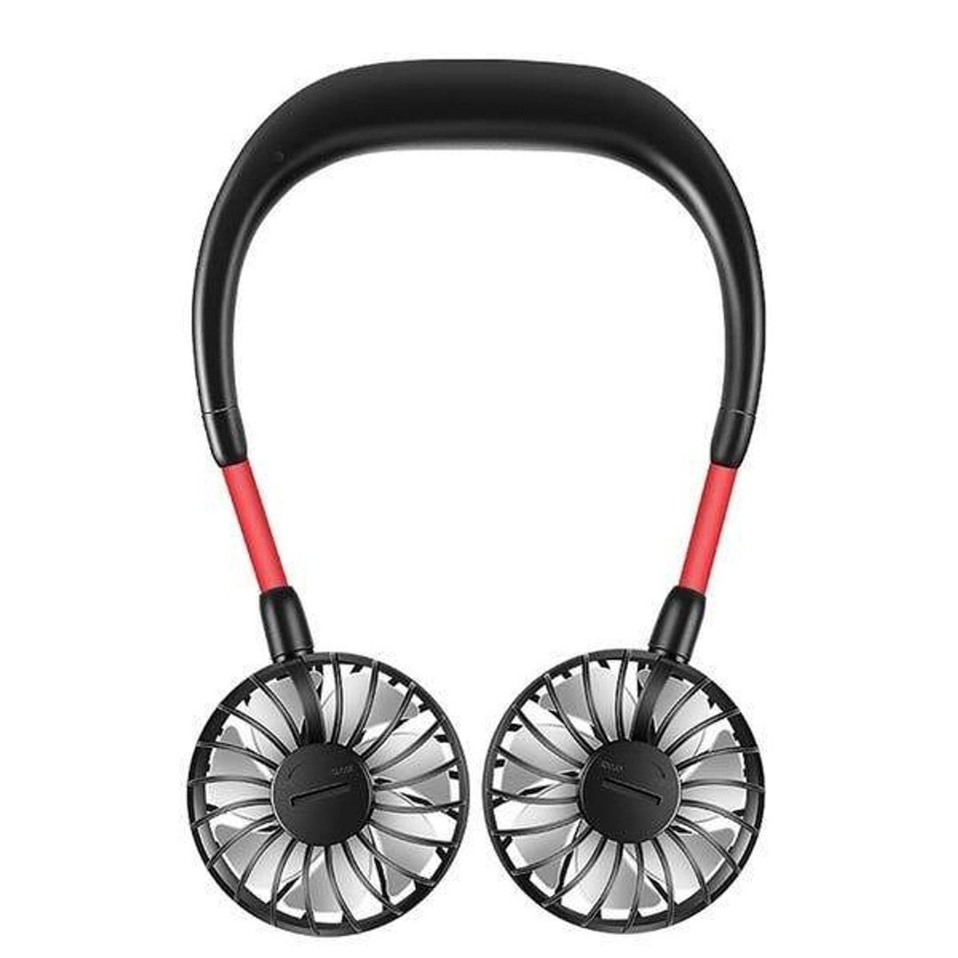 USBPortable Fan Cold Fan Hands Free Neck Fan Hanging Rechargeable Mini Sports Fan | Stornfield