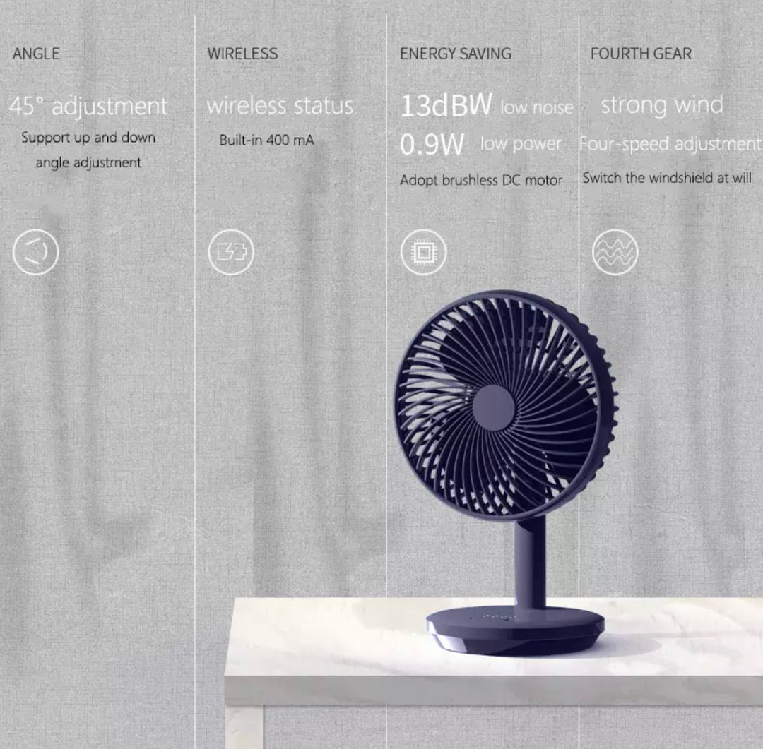 Rechargeable Mini USB Desktop Fan | Stornfield