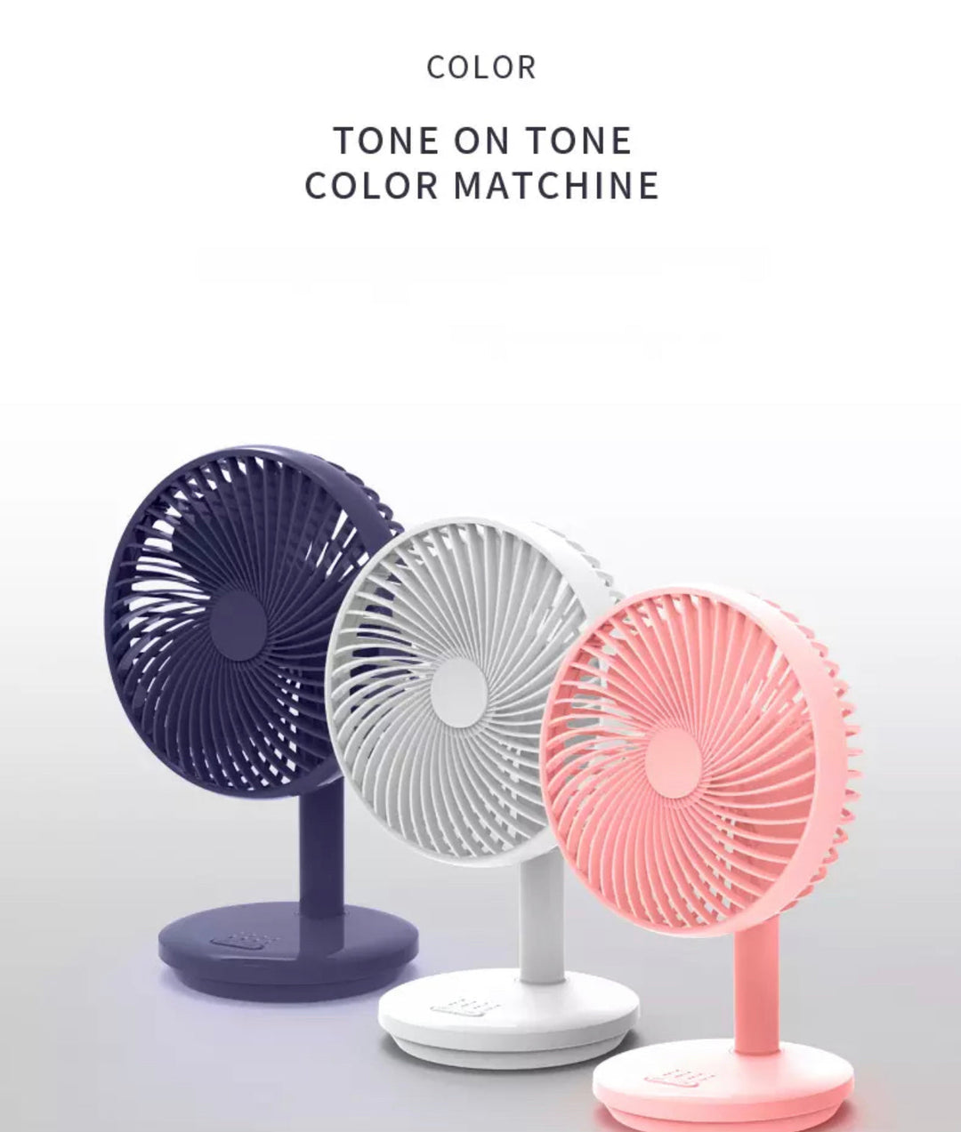 Rechargeable Mini USB Desktop Fan | Stornfield