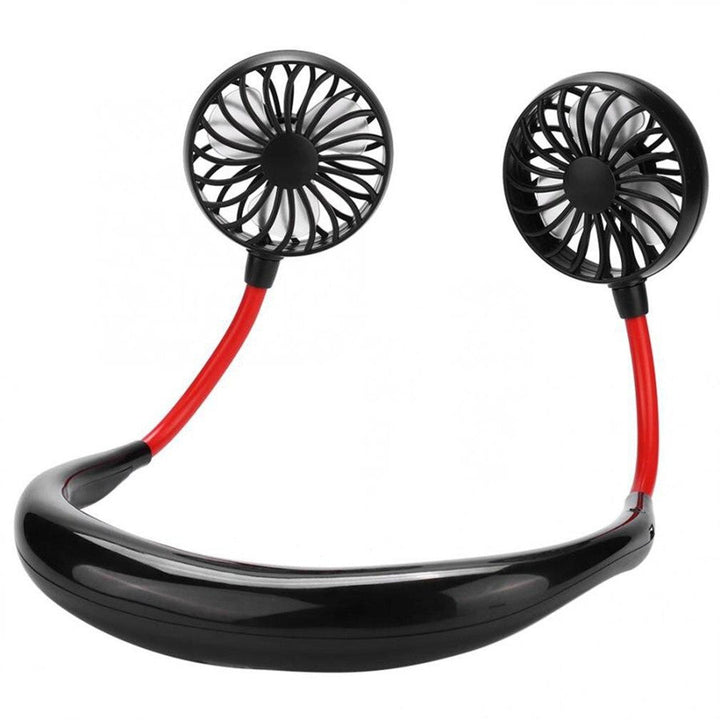 USBPortable Fan Cold Fan Hands Free Neck Fan Hanging Rechargeable Mini Sports Fan | Stornfield