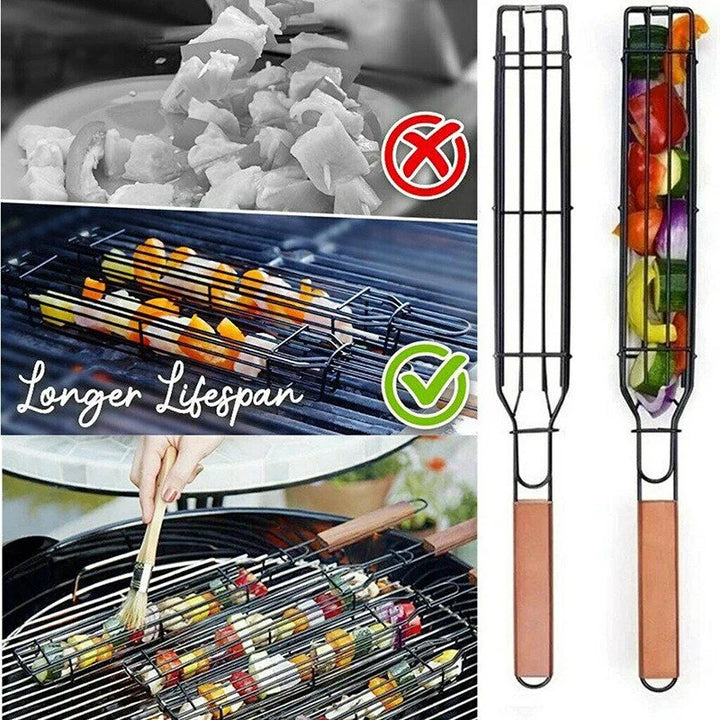 Reusable kebab grilling basket | Stornfield